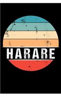 Harare: 100 Seiten 6 'x 9' - Reisetagebuch oder Notebook