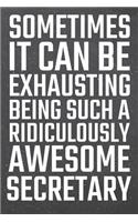 Sometimes it can be Exhausting being such a Ridiculously Awesome Secretary