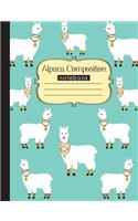 Alpaca Composition Notebook: (Anna's Notebooks)