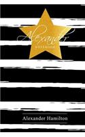 Alexander Hamilton Notebook: Hamilton Revolution Journal, 120 Blank Line Notebook, Lyrics Writing Journal, College Ruled Composition Notebook, Students, Notes Lyrics, Songwritin(3 Alexander Hamilton Notebook Writing Pads)