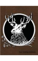Deer Hunting Notebook: Journal, Diary or Sketchbook with Wide Ruled Paper