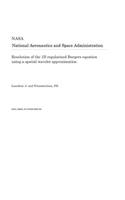 Resolution of the 1d Regularized Burgers Equation Using a Spatial Wavelet Approximation