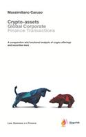 Crypto-assets global corporate finance transactions