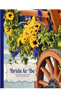 Bride to Be Sunflower Dot Grid Journal Notebook