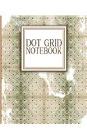 Dot Grid Notebook: Bullet Grid Journal And Planner, Dot Grid Travelers Notebook - Aged/Vintage Paper Cover(5 Dot Grid Notebook)
