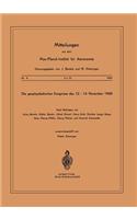 Die Geophysikalischen Ereignisse des 12. bis 14. November 1960