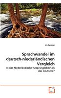 Sprachwandel im deutsch-niederländischen Vergleich