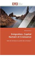 Emigration, Capital Humain Et Croissance