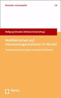Wohlfahrtsstaat Und Interessenorganisationen Im Wandel