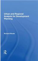 Urban And Regional Analysis For Development Planning