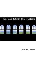 1793 and 1853 in Three Letters