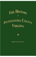 History of Pittsylvania County, Virginia.