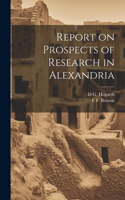 Report on Prospects of Research in Alexandria