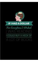 If I Had A Dollar Everytime I Wished I Was Reading I Could Buy A Heck Of A Lot Of Books