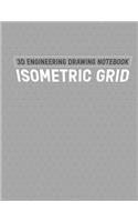 3D Engineering Drawing Notebook Isometric Grid