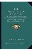 The Rudiments Of Relativity