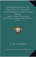 Argumententafel Zu Den Von P. A. Hansen Construirten Ecliptischen Tafeln