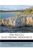 Phi Psi CLI [Electronic Resource]