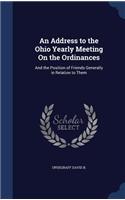 Address to the Ohio Yearly Meeting On the Ordinances