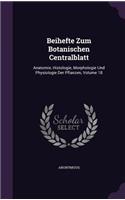 Beihefte Zum Botanischen Centralblatt