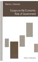 Essays on the Economic Role of Government