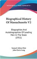 Biographical History Of Massachusetts V2