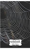 Notebook Journal Dot-grid, Graph, Lined, Blank, No Lined - Cobweb: Small Pocket Notebook / Journal / Diary