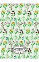 Notebook Mini Flowers Pattern