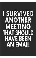 I Survived Another Meeting that Should Have Been an Email notebook / 6x9