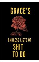 Grace's Endless Lists of Shit to do