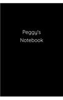 Peggy's Notebook: Notebook / Journal / Diary - 6 x 9 inches (15,24 x 22,86 cm), 150 pages.