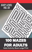 100 Mazes for Adults
