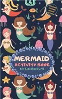 Mermaid Activity Book for Kids Ages 4-8 Stocking Stuffers Pocket Edition: A Fun Kid Workbook Game for Learning, Coloring, Mazes, Sudoku and More! Best Holiday and Birthday Gift Idea