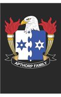 Apthorp: Apthorp Coat of Arms and Family Crest Notebook Journal (6 x 9 - 100 pages)