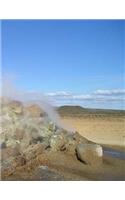 Volcano Notebook Large Size 8.5 x 11 Ruled 150 Pages Softcover