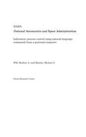 Laboratory Process Control Using Natural Language Commands from a Personal Computer