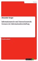 Informationsrecht und Datenschutzrecht. Grenzen der Informationsbeschaffung