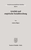 Artefakt Und Empirische Sozialforschung