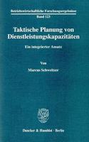 Taktische Planung Von Dienstleistungskapazitaten