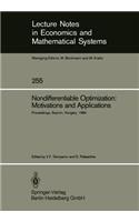 Nondifferentiable Optimization: Motivations and Applications