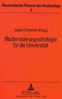 Modernisierungsstrategie fuer die Universitaet