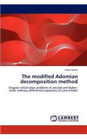 The modified Adomian decomposition method
