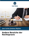 Andere Bereiche der Rechtspraxis