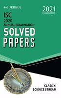 Solved Papers - Annual Examination (Science Stream) - ISC Class 11 for 2021 Examination