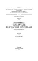 Saint Éphrem. Commentaire de l'Évangile concordant, version arménienne: V.(145 Corpus Scriptorum Christianorum Orientalium)