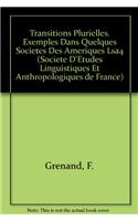 Transitions Plurielles. Exemples Dans Quelques Societes Des Ameriques
