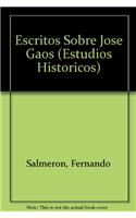 Escritos Sobre Jose Gaos