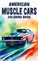 American Muscle Cars Coloring Book