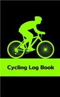 Cycling Log Book: Training Log Book for Cyclists, Green Color