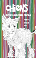 Livre de coloriage Mandala - Conceptions anti-stress Animaux - Animaux - Chiens